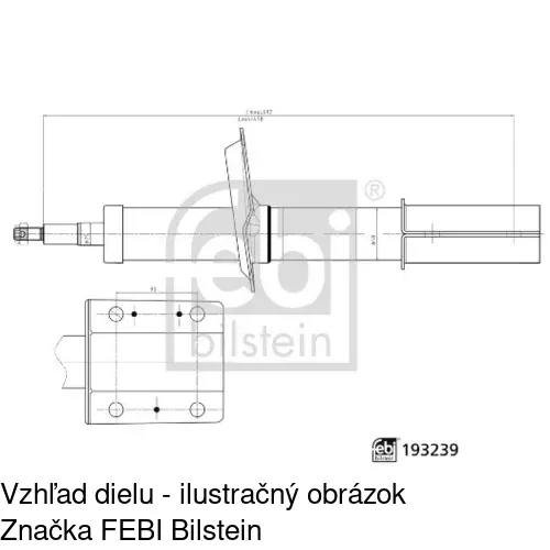 Plynový tlmič POLCAR S010238G - obr. 1