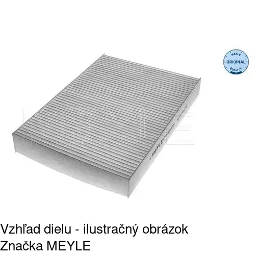 Kabínový filter s uhlíkom POLCAR S11-1025 - obr. 5