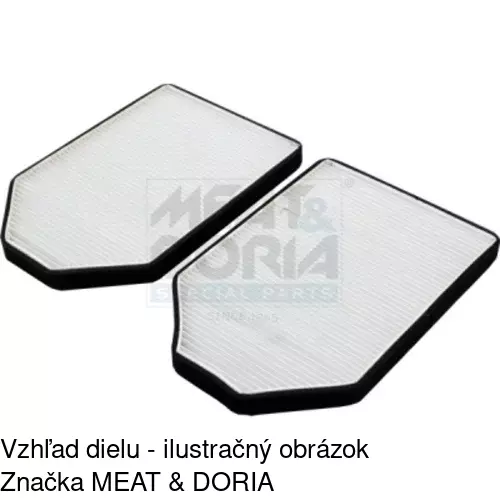 Kabínový filter s uhlíkom POLCAR S11-1049 - obr. 1