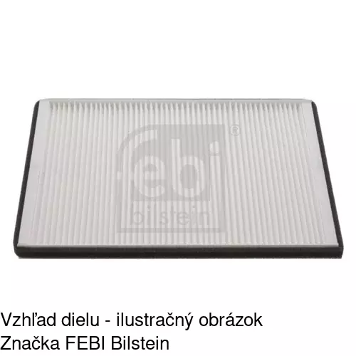 Kabínový filter s uhlíkom POLCAR S11-1058 - obr. 4