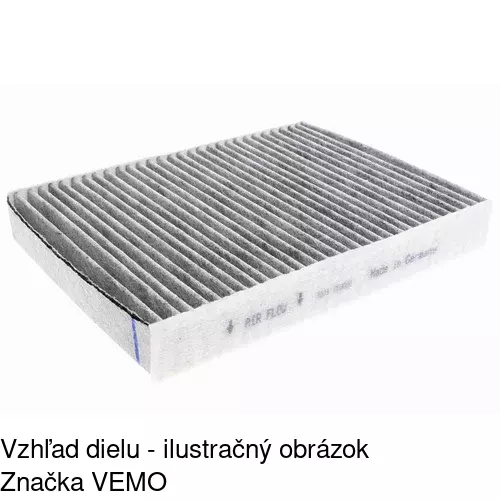 Kabínový filter s uhlíkom POLCAR S11-1071 - obr. 4