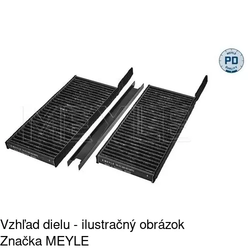 Kabínový filter s uhlíkom POLCAR S11-1079 - obr. 3