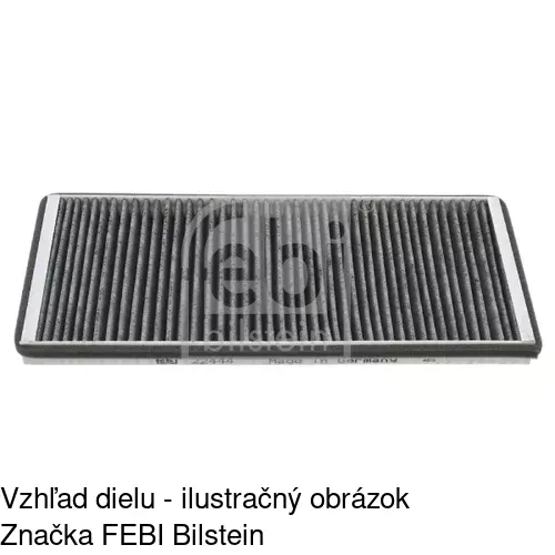 Kabínový filter s uhlíkom POLCAR S11-1083 - obr. 5