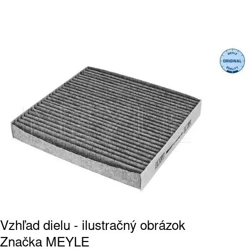 Kabínový filter s uhlíkom POLCAR S11-1084 - obr. 1