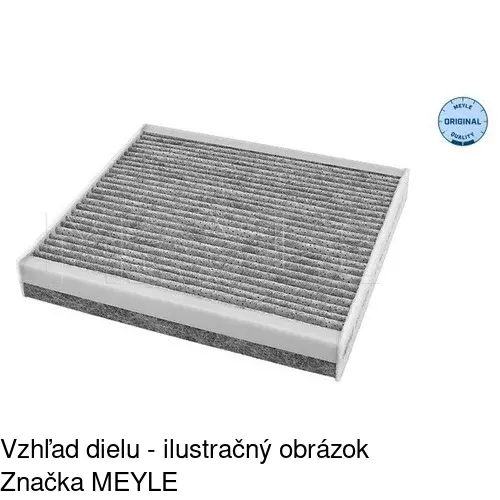 Kabínový filter s uhlíkom POLCAR S11-1084 - obr. 2