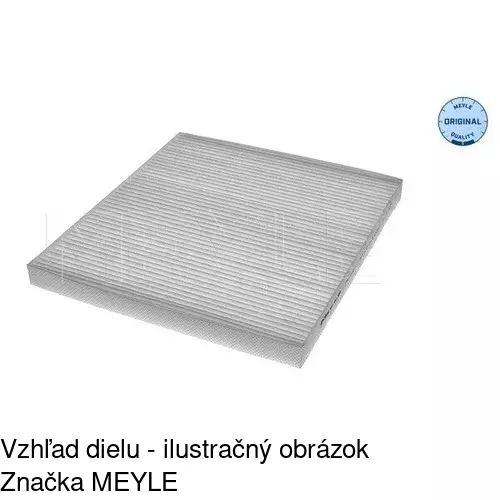 Kabínový filter s uhlíkom POLCAR S11-1089 - obr. 1