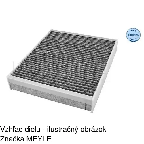 Kabínový filter s uhlíkom POLCAR S11-1096 - obr. 4