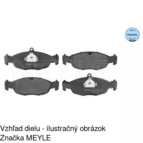 Brzdové dosky POLCAR S70-0002 - obr. 5