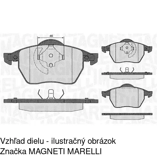 Brzdové dosky POLCAR S70-0018 - obr. 4