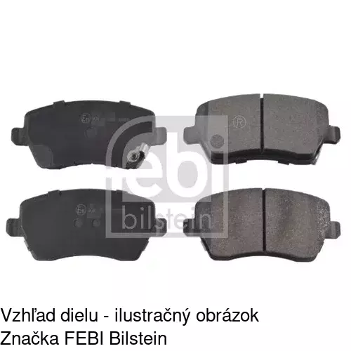 Brzdové dosky POLCAR S70-0098 - obr. 3