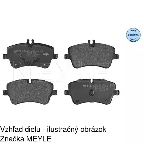 Brzdové dosky POLCAR S70-0112 - obr. 2