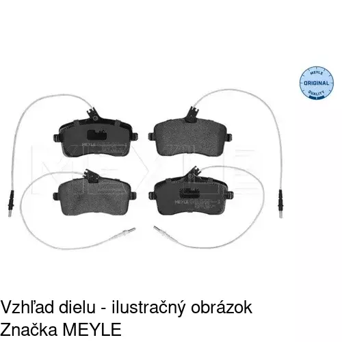 Brzdové dosky POLCAR S70-0120 - obr. 2