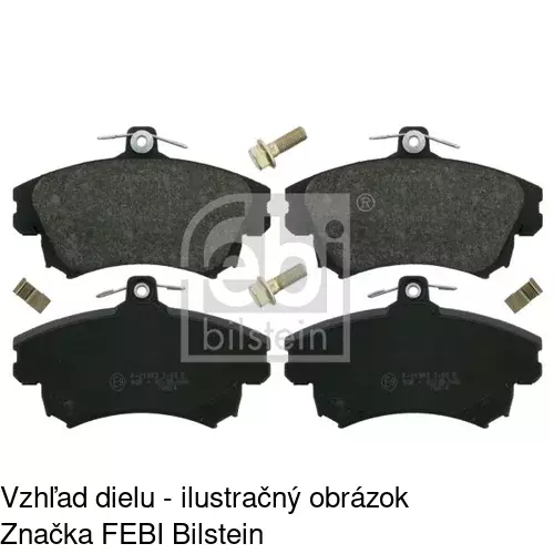 Brzdové dosky POLCAR S70-0132 - obr. 3