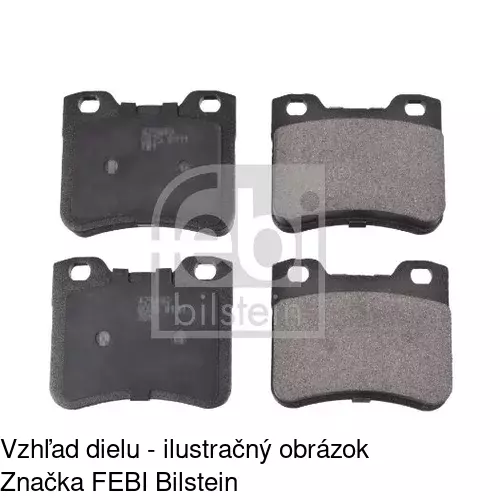 Brzdové dosky POLCAR S70-0134 - obr. 3