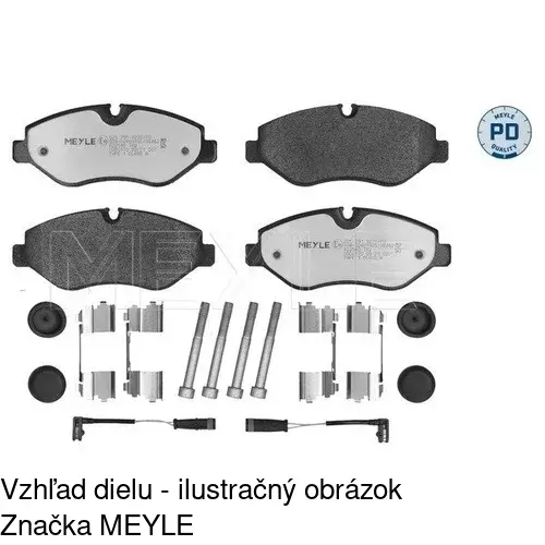 Brzdové dosky POLCAR S70-0178 - obr. 4