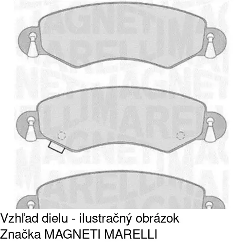 Brzdové dosky POLCAR S70-0183 - obr. 2