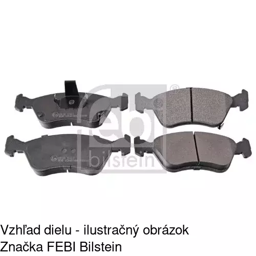 Brzdové dosky POLCAR S70-0207