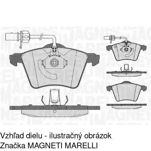 Brzdové dosky POLCAR S70-0228 - obr. 1