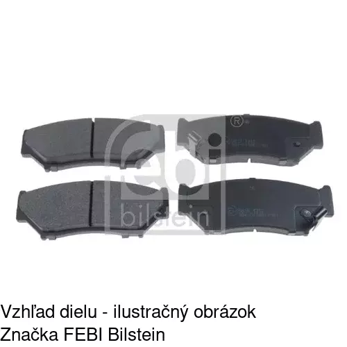 Brzdové dosky POLCAR S70-0231