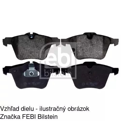 Brzdové dosky POLCAR S70-0251 - obr. 1