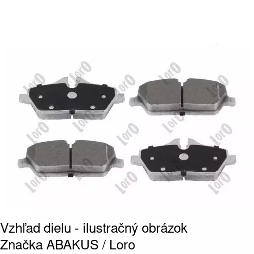 Brzdové dosky POLCAR S70-0252