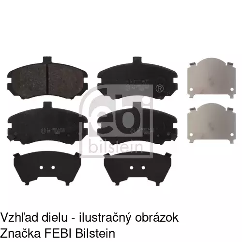 Brzdové dosky POLCAR S70-0264 - obr. 3