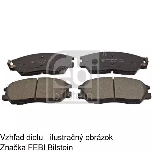 Brzdové dosky POLCAR S70-0267 - obr. 2