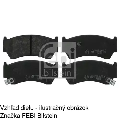 Brzdové dosky POLCAR S70-0269 - obr. 4