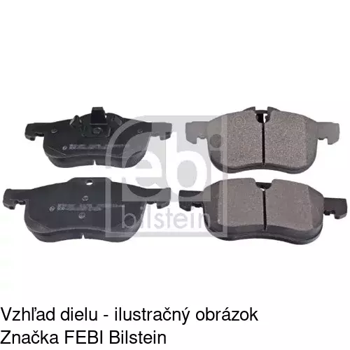 Brzdové dosky POLCAR S70-0278 - obr. 1