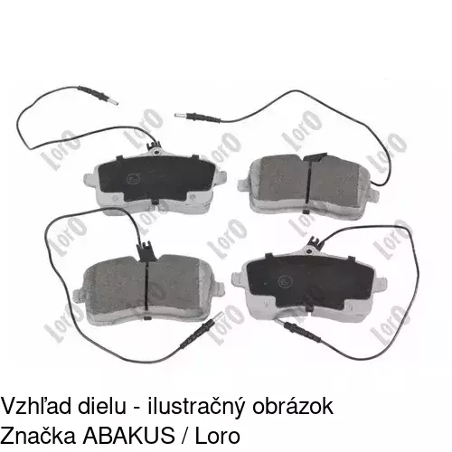 Brzdové dosky POLCAR S70-0280 - obr. 5