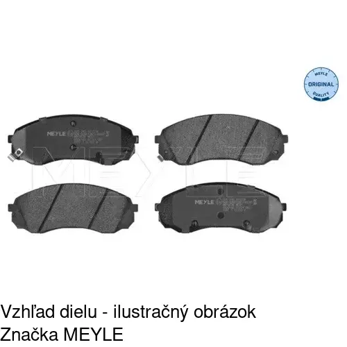 Brzdové dosky POLCAR S70-0287 - obr. 3