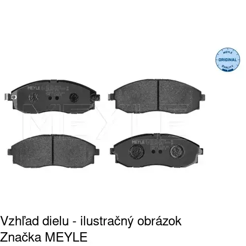 Brzdové dosky POLCAR S70-0318 - obr. 1