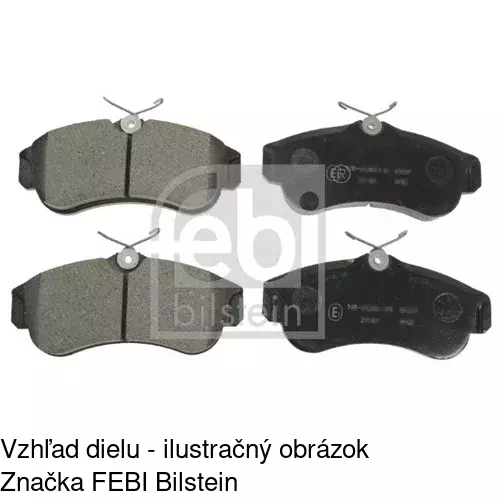 Brzdové dosky POLCAR S70-0319