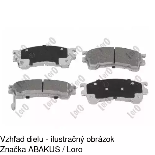 Brzdové dosky POLCAR S70-0320 - obr. 4