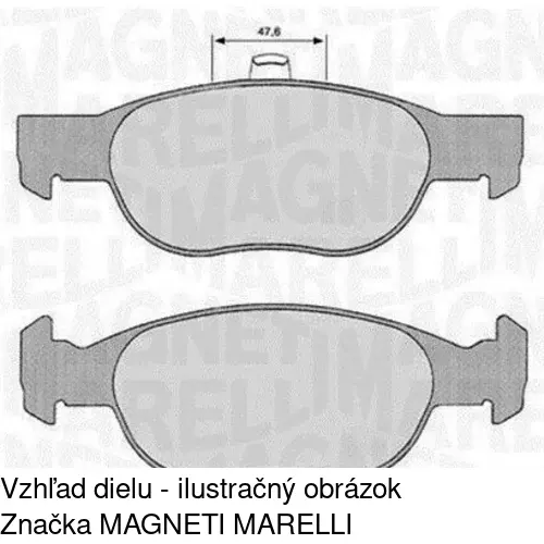 Brzdové dosky POLCAR S70-0330