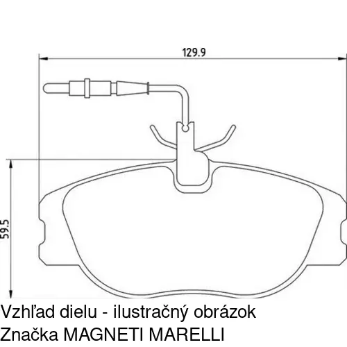 Brzdové dosky POLCAR S70-0380 - obr. 4