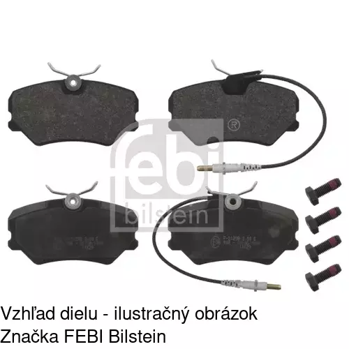 Brzdové dosky POLCAR S70-0395 - obr. 3