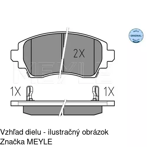 Brzdové dosky POLCAR S70-0415 - obr. 3