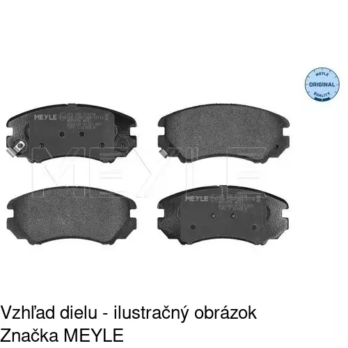 Brzdové dosky POLCAR S70-0458