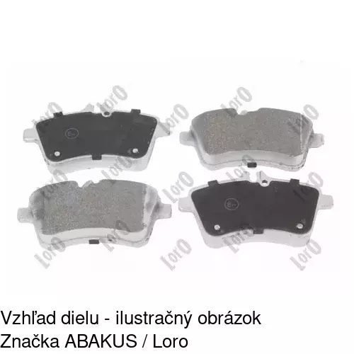 Brzdové dosky POLCAR S70-0496 - obr. 4