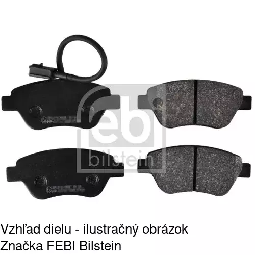 Brzdové dosky POLCAR S70-0497 - obr. 3