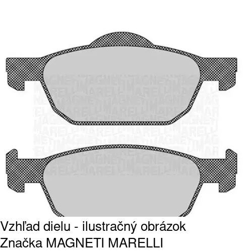 Brzdové dosky POLCAR S70-0511 - obr. 5