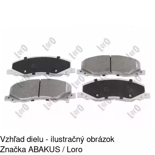 Brzdové dosky POLCAR S70-0588 - obr. 4