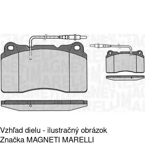 Brzdové dosky POLCAR S70-0597 - obr. 2