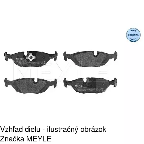 Brzdové dosky POLCAR S70-1081 - obr. 2