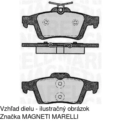 Brzdové dosky POLCAR S70-1093 - obr. 3