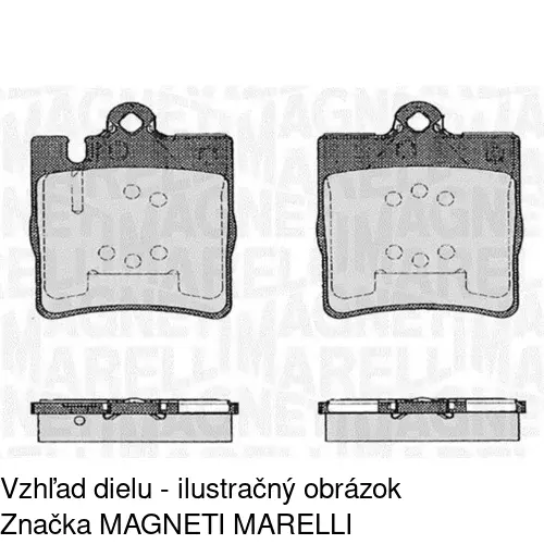 Brzdové dosky POLCAR S70-1150