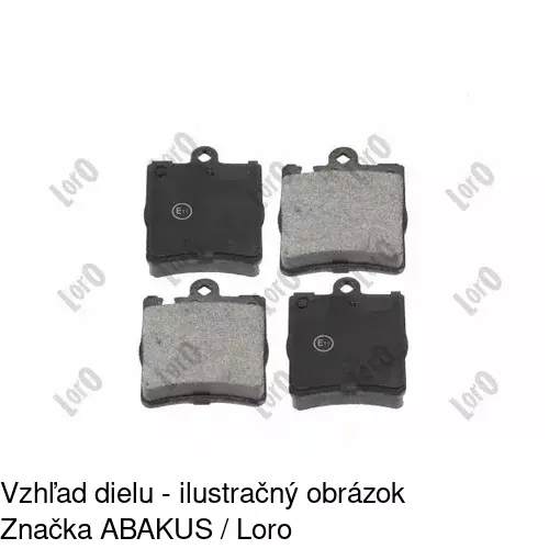 Brzdové dosky POLCAR S70-1150 - obr. 5