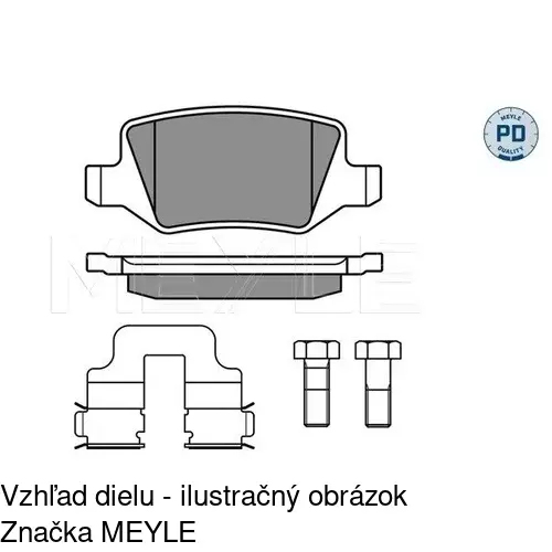 Brzdové dosky POLCAR S70-1234 - obr. 4