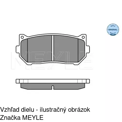 Brzdové dosky POLCAR S70-1369 - obr. 3